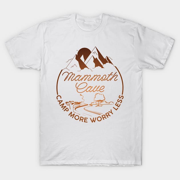 Mammoth cave family camping trip gift. Perfect present for mother dad friend him or her T-Shirt by SerenityByAlex